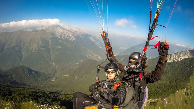 Przelot w tandemie w górach (minimum 40 min)